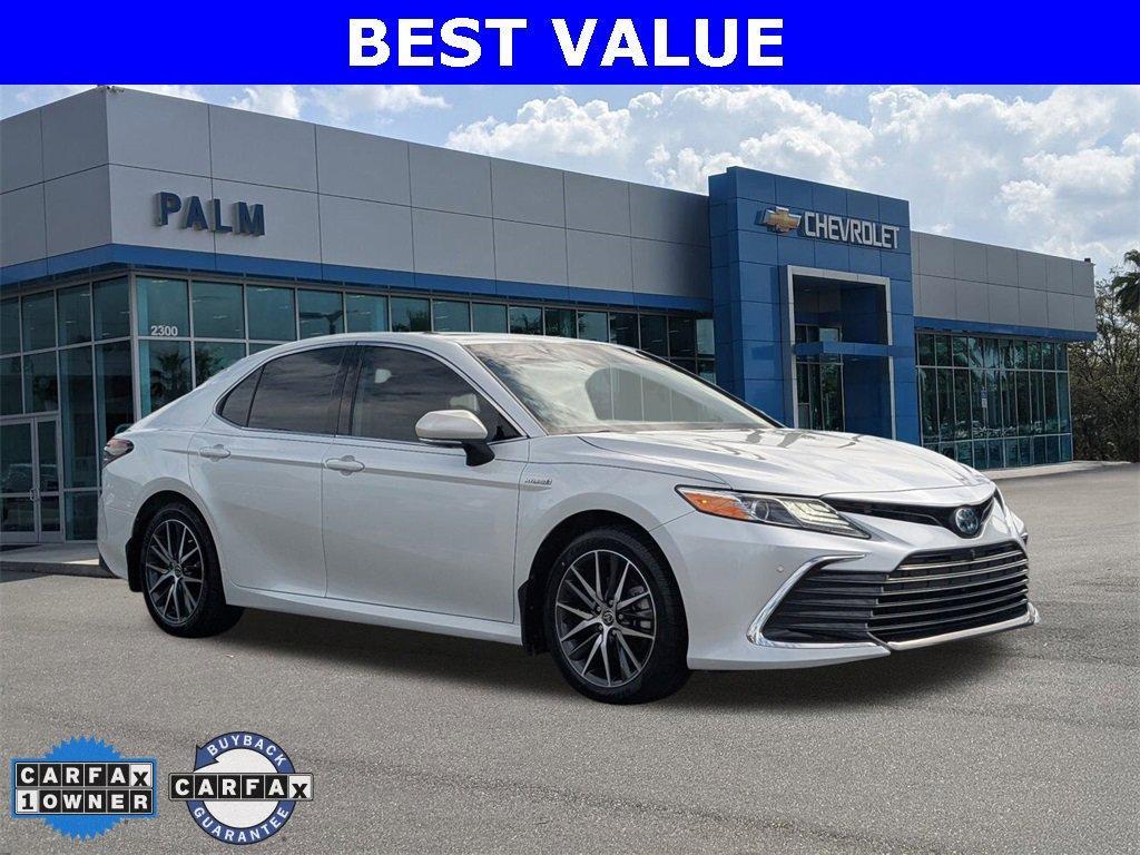 used 2021 Toyota Camry Hybrid car, priced at $26,989