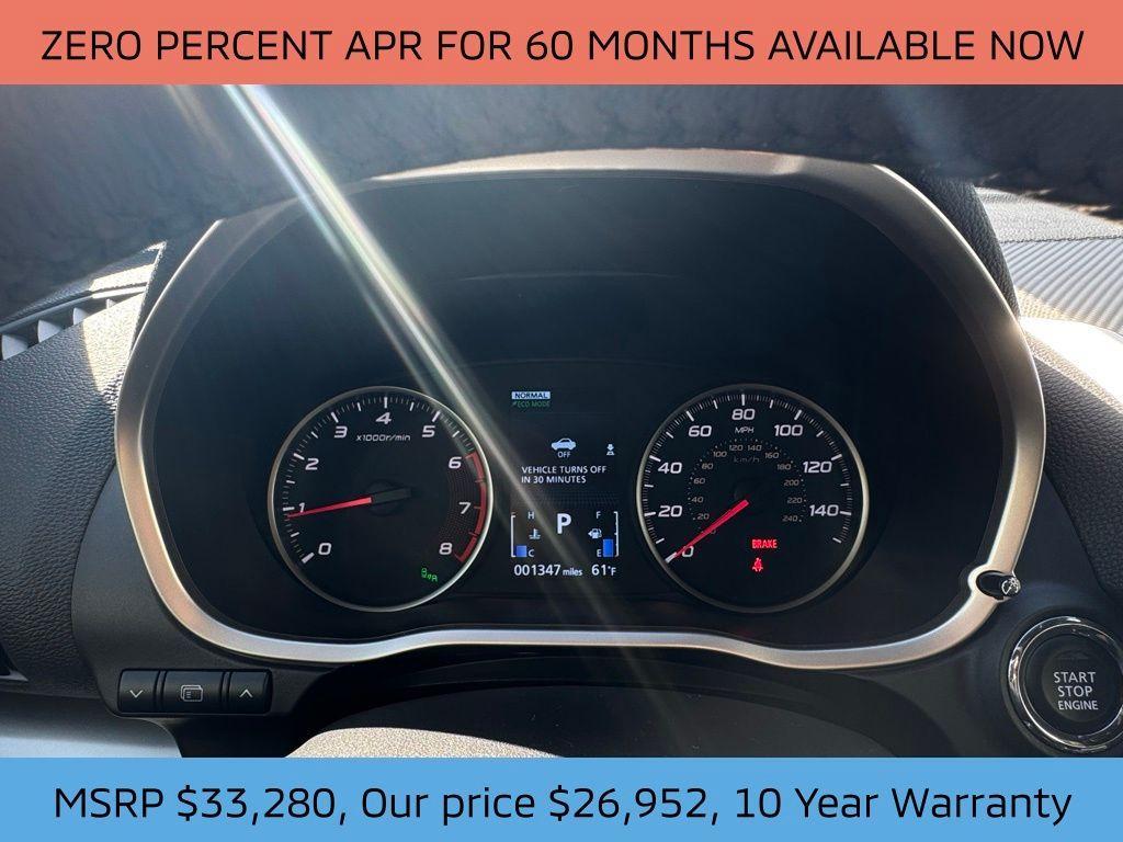 new 2025 Mitsubishi Eclipse Cross car, priced at $26,952