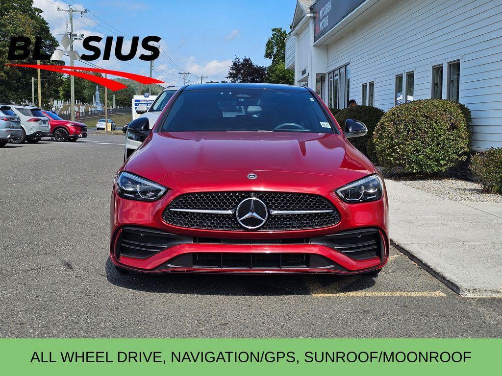 used 2022 Mercedes-Benz C-Class car, priced at $35,995