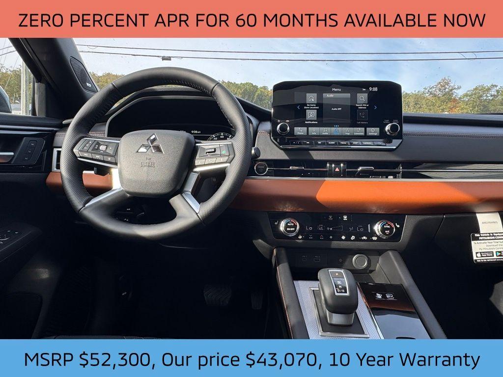 new 2025 Mitsubishi Outlander PHEV car, priced at $43,070