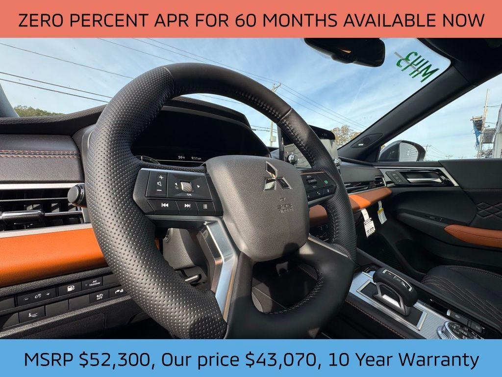 new 2025 Mitsubishi Outlander PHEV car, priced at $43,070