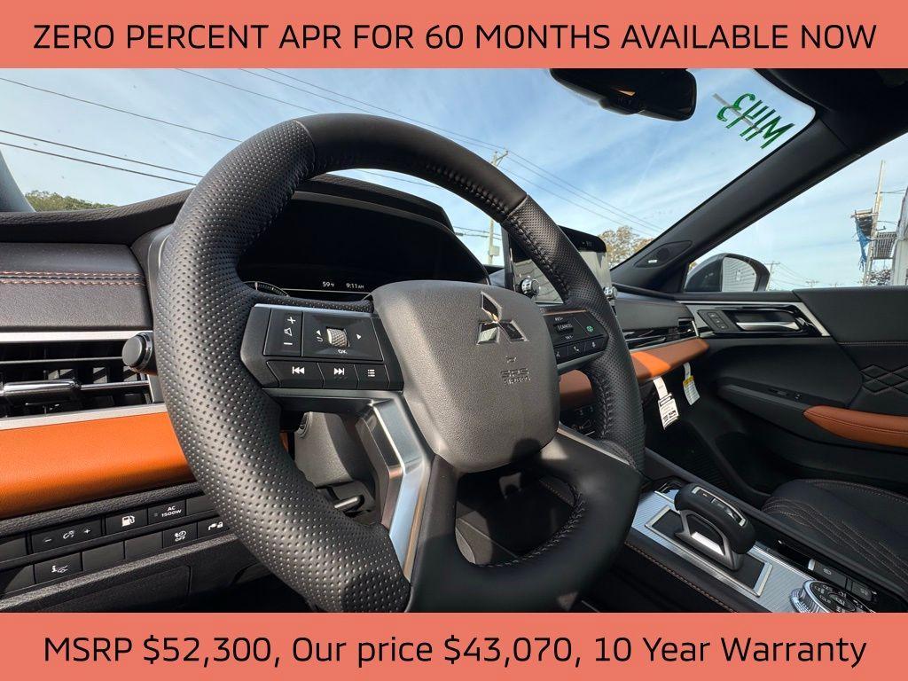 new 2025 Mitsubishi Outlander PHEV car, priced at $43,070