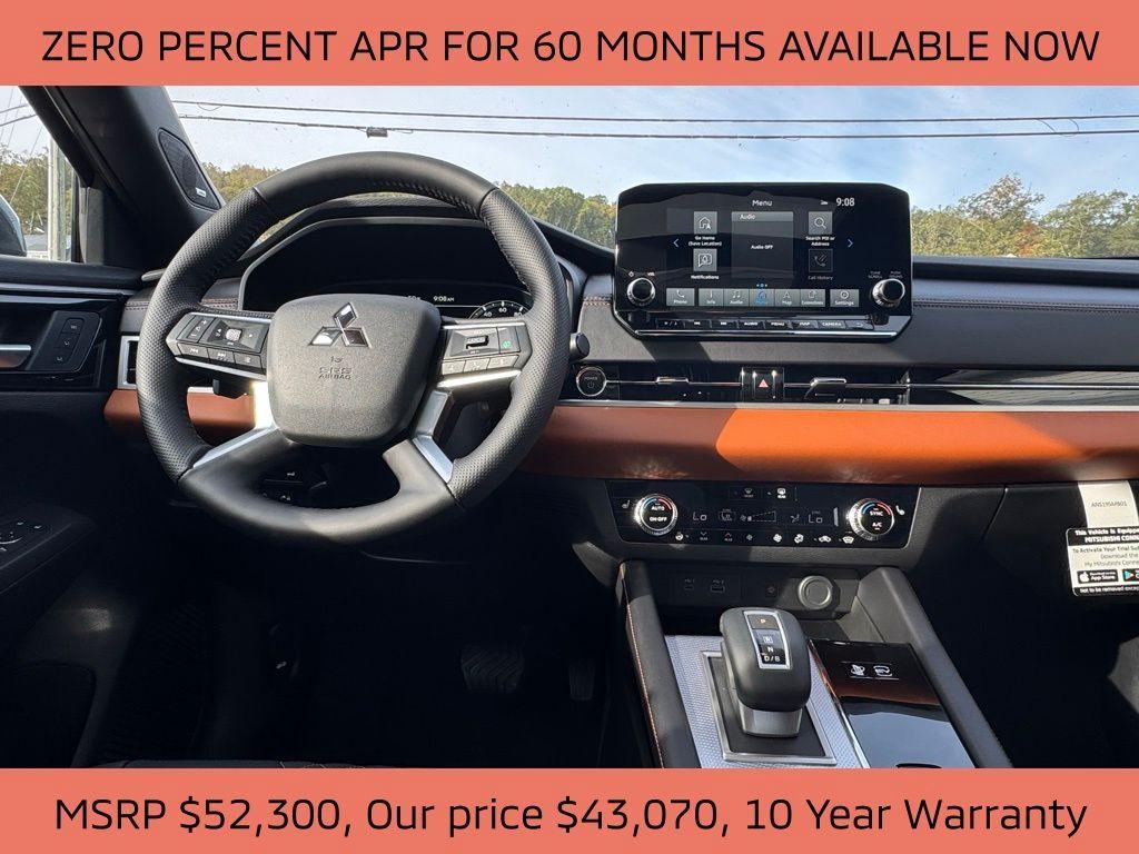 new 2025 Mitsubishi Outlander PHEV car, priced at $43,070