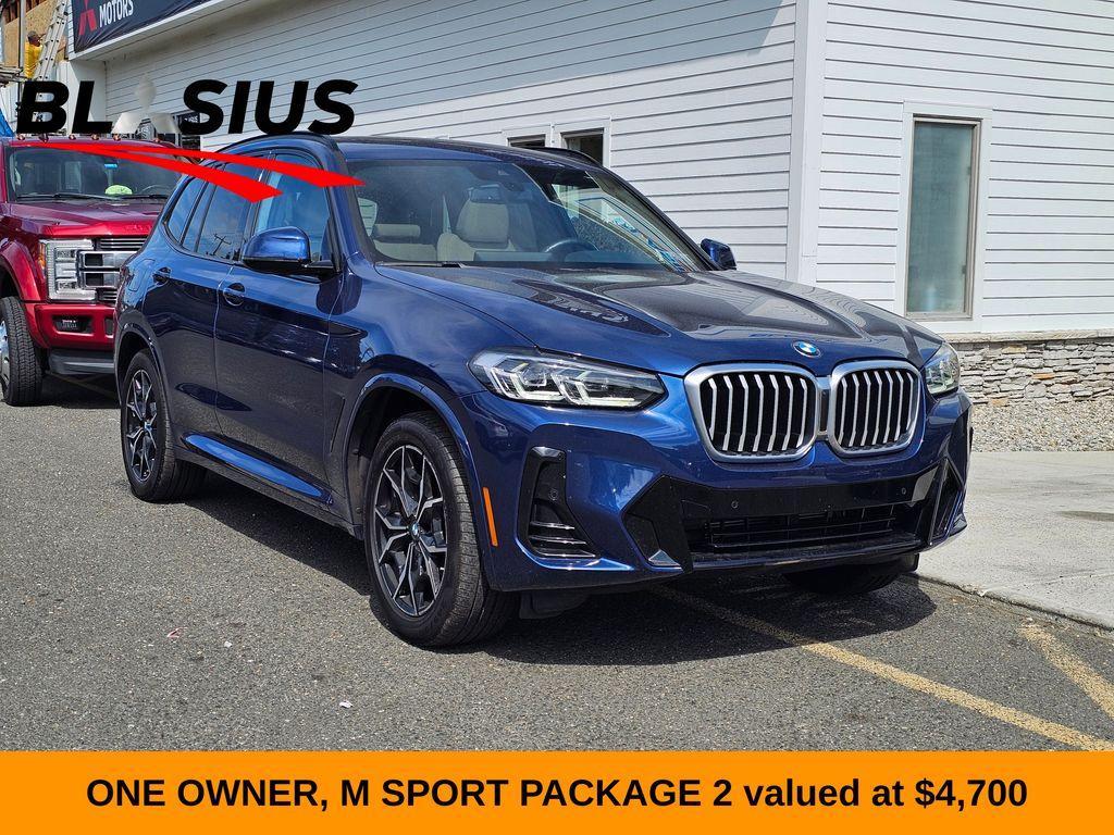 used 2022 BMW X3 car, priced at $33,995