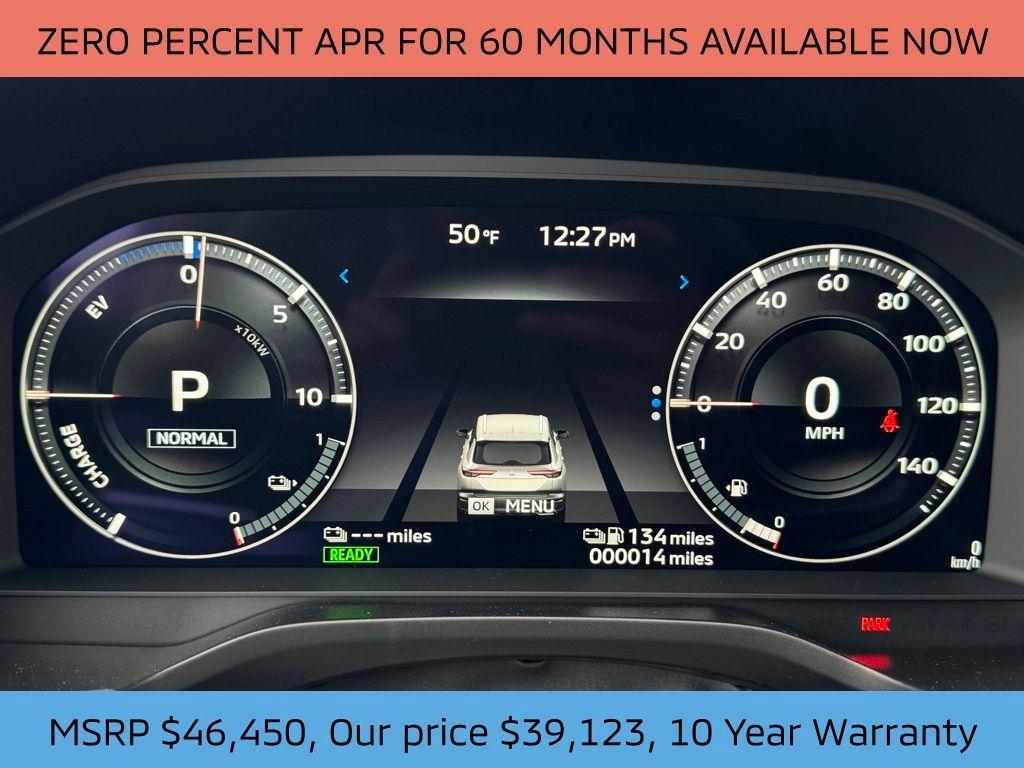 new 2025 Mitsubishi Outlander PHEV car, priced at $39,123