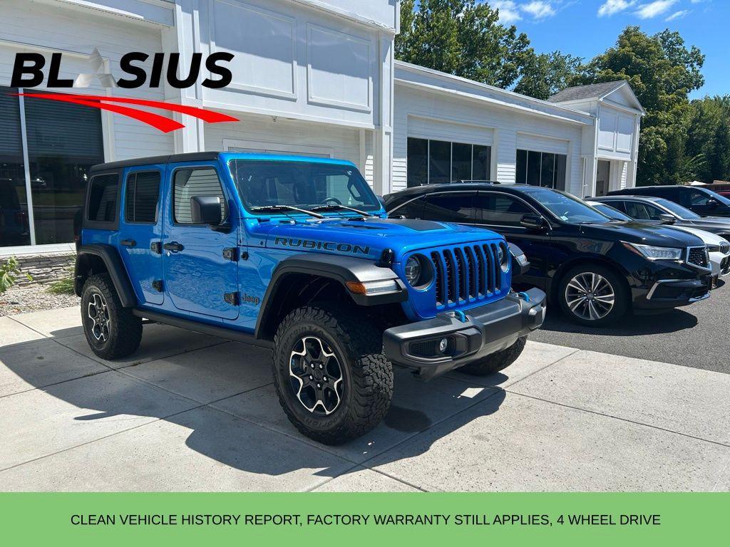 used 2022 Jeep Wrangler Unlimited 4xe car, priced at $33,683