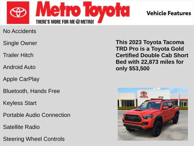 used 2023 Toyota Tacoma car, priced at $53,500