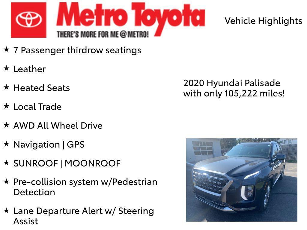 used 2020 Hyundai Palisade car, priced at $23,900