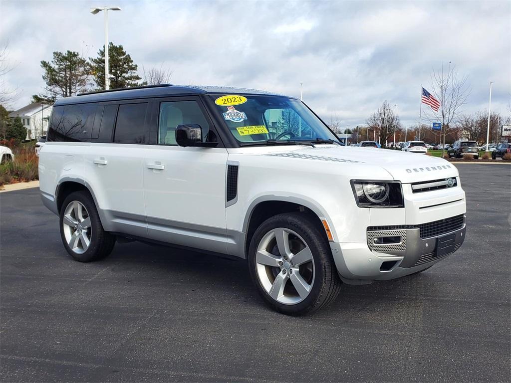 used 2023 Land Rover Defender car, priced at $72,000