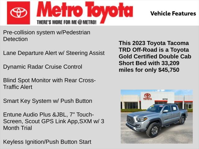 used 2023 Toyota Tacoma car, priced at $45,750
