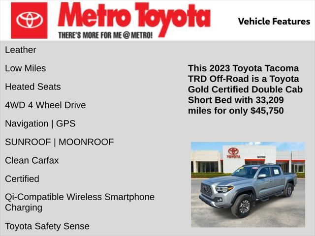used 2023 Toyota Tacoma car, priced at $45,750