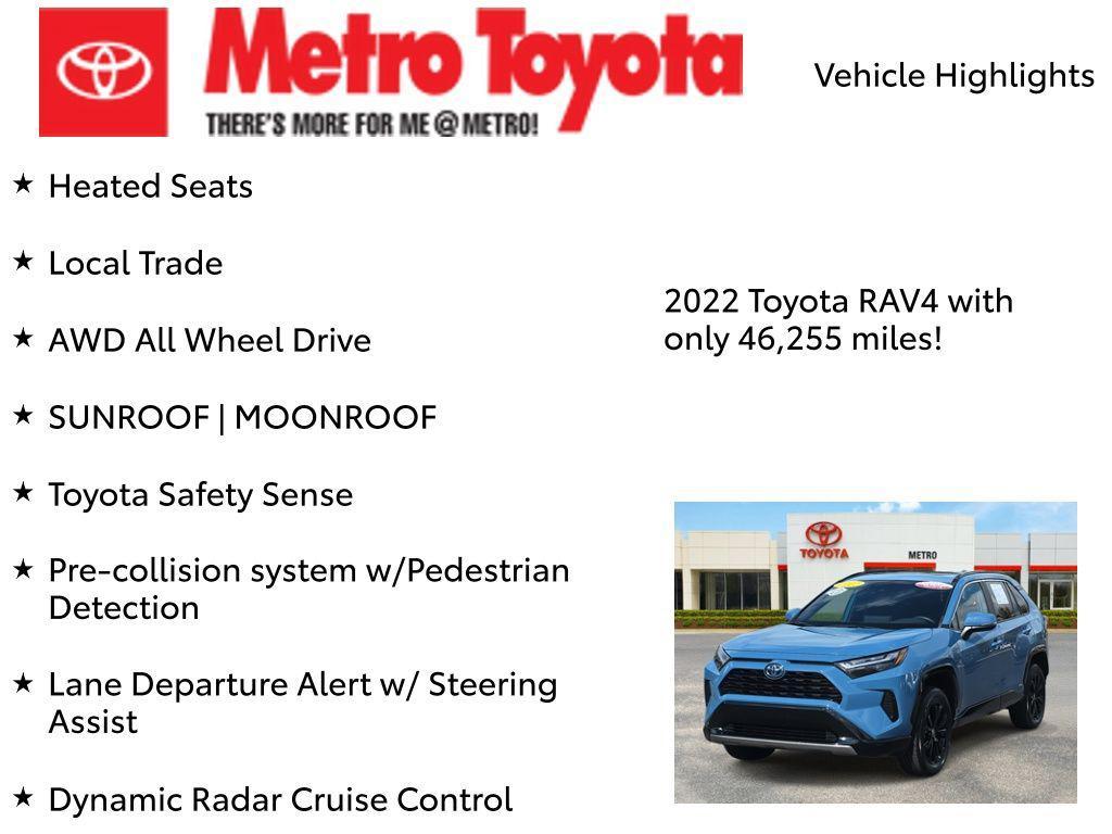 used 2022 Toyota RAV4 Hybrid car, priced at $33,900