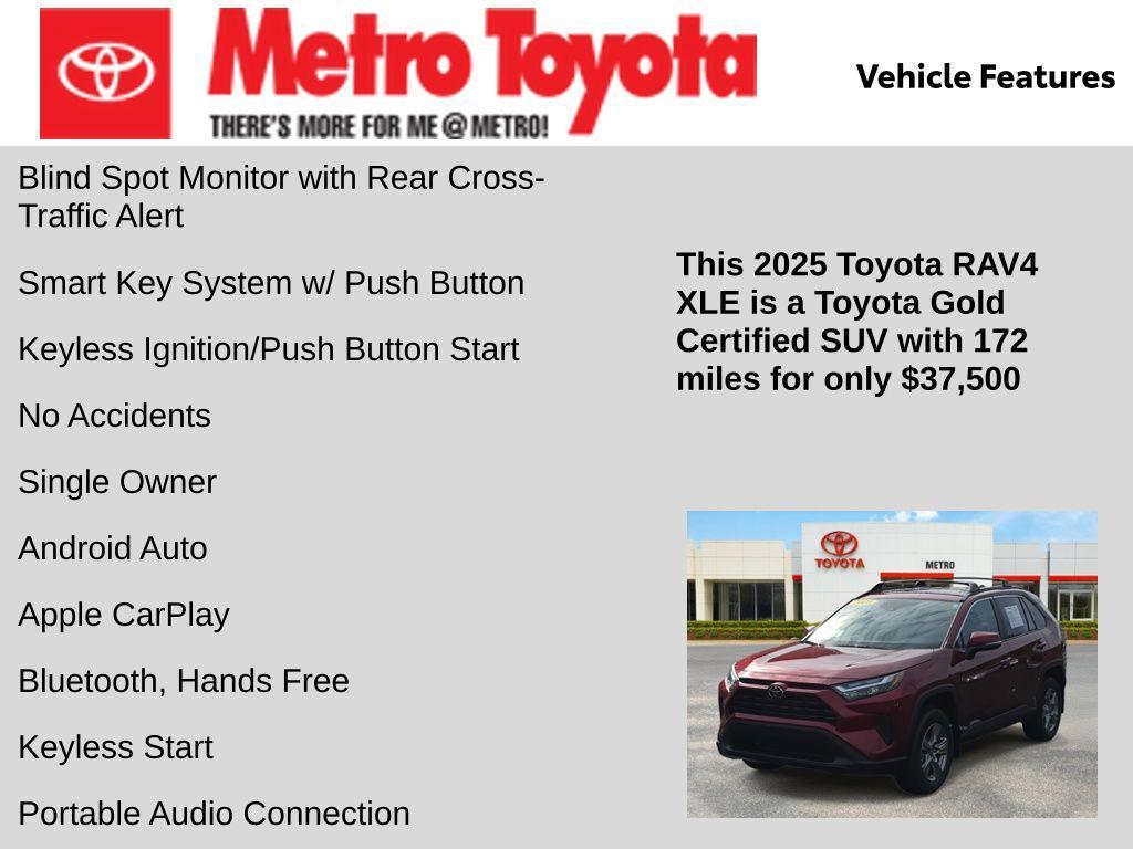 used 2025 Toyota RAV4 car, priced at $37,500