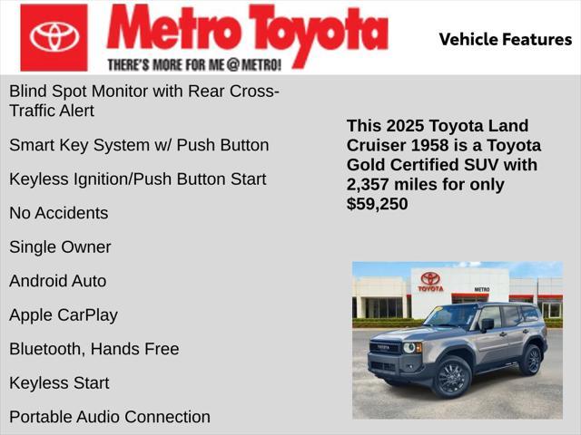 used 2025 Toyota Land Cruiser car, priced at $59,250