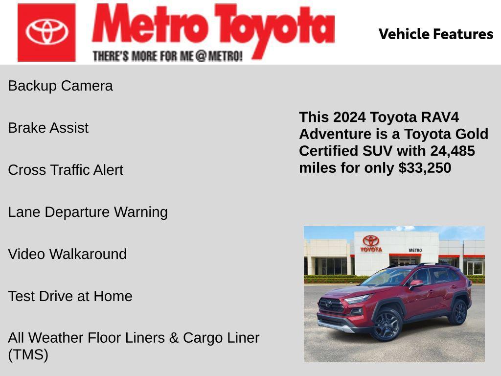 used 2024 Toyota RAV4 car, priced at $33,450