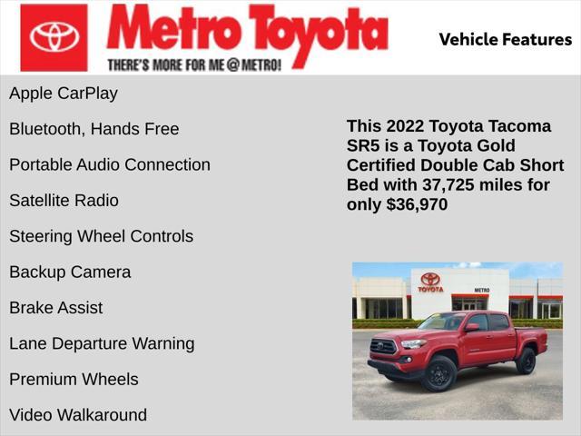 used 2022 Toyota Tacoma car, priced at $36,970