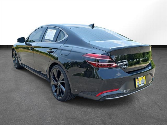 used 2023 Genesis G70 car, priced at $32,450