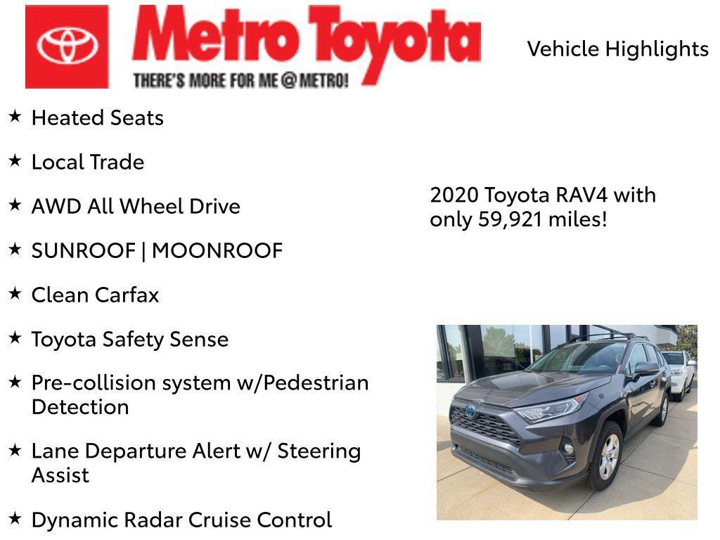 used 2020 Toyota RAV4 Hybrid car, priced at $28,900