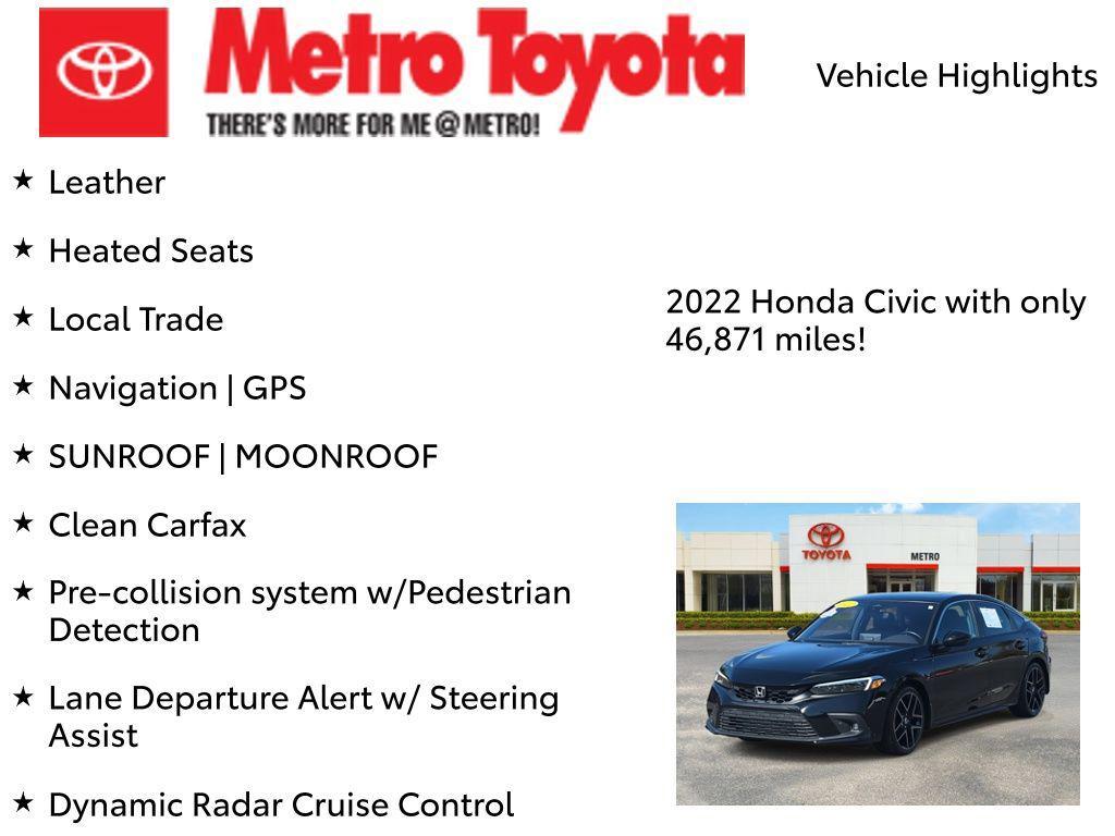 used 2022 Honda Civic car, priced at $23,970