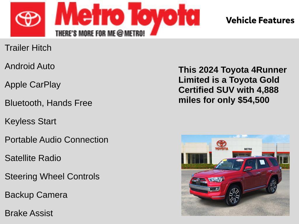 used 2024 Toyota 4Runner car, priced at $54,500