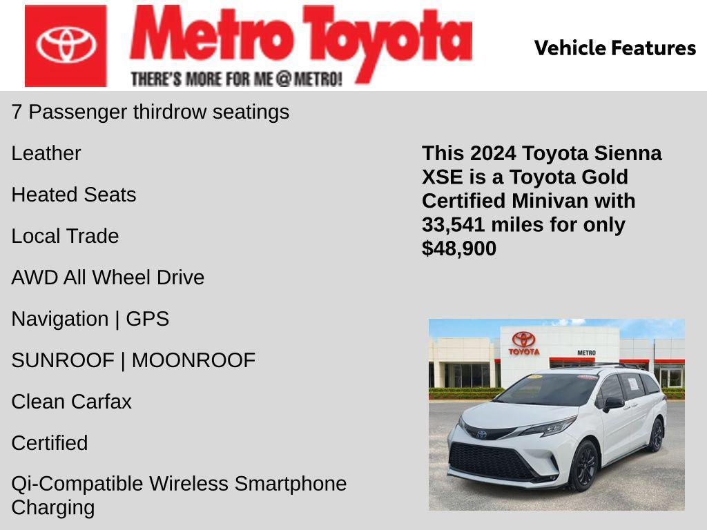 used 2024 Toyota Sienna car, priced at $48,900