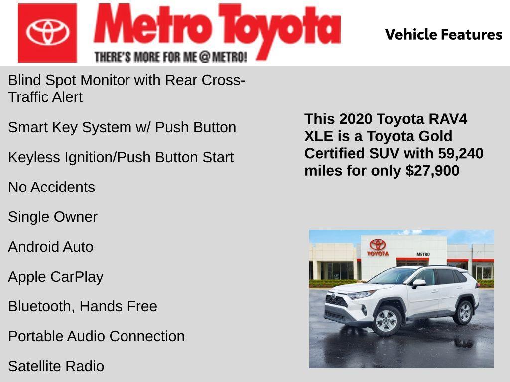 used 2020 Toyota RAV4 car, priced at $27,900