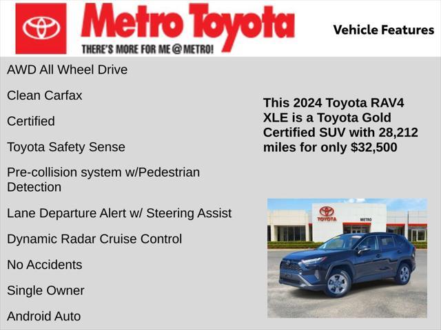 used 2024 Toyota RAV4 car, priced at $32,500