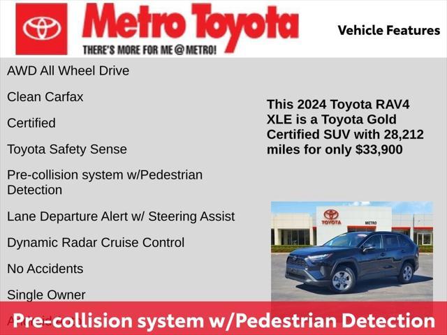 used 2024 Toyota RAV4 car, priced at $33,450