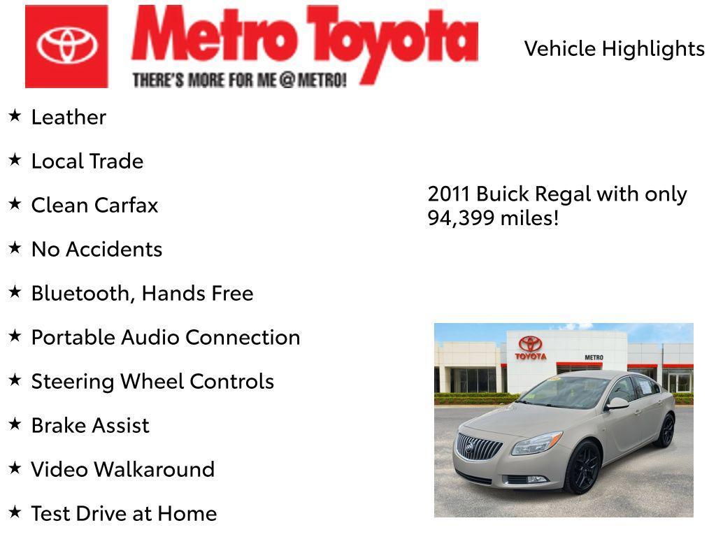 used 2011 Buick Regal car, priced at $8,700