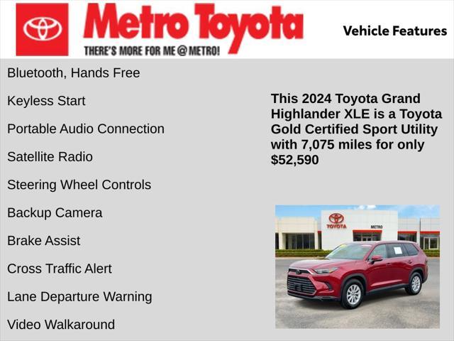 used 2024 Toyota Grand Highlander car, priced at $52,590