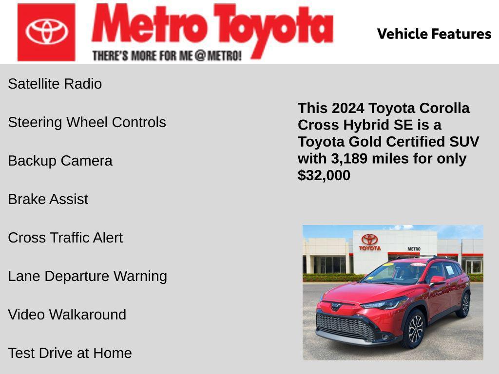 used 2024 Toyota Corolla Hybrid car, priced at $32,000