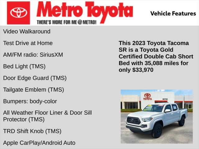 used 2023 Toyota Tacoma car, priced at $33,970