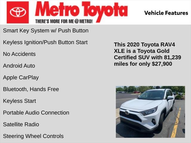 used 2020 Toyota RAV4 car, priced at $27,900