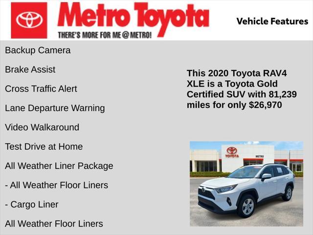 used 2020 Toyota RAV4 car, priced at $26,970