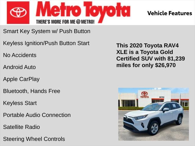 used 2020 Toyota RAV4 car, priced at $26,970