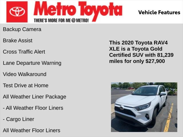used 2020 Toyota RAV4 car, priced at $27,900