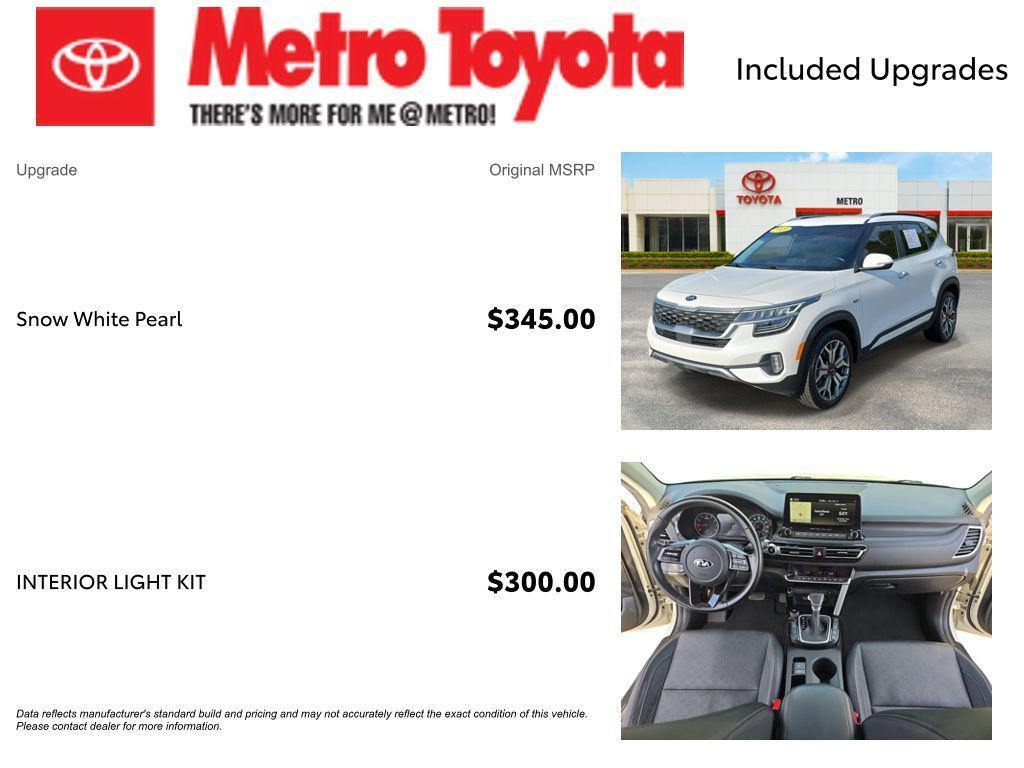 used 2021 Kia Seltos car, priced at $14,970