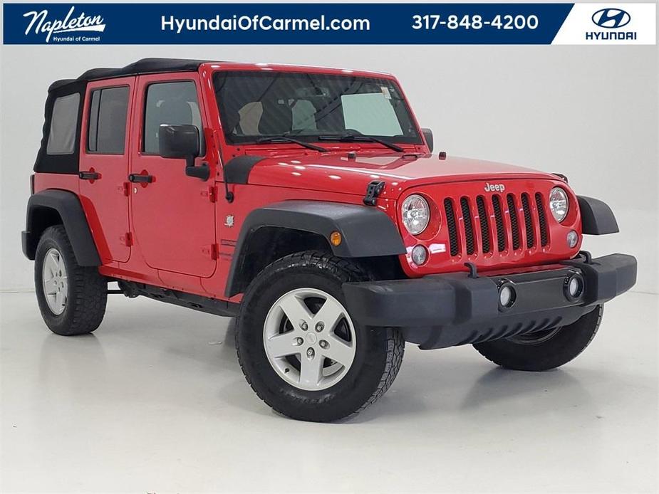 used 2018 Jeep Wrangler JK Unlimited car, priced at $20,844