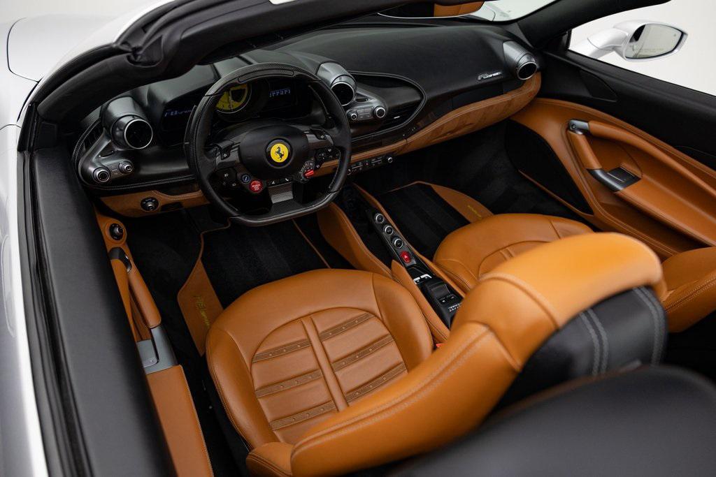 used 2021 Ferrari F8 Spider car, priced at $410,000