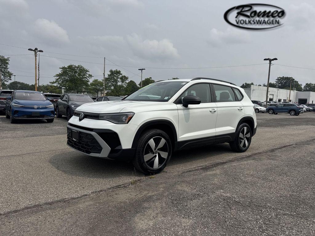 used 2025 Volkswagen Taos car, priced at $22,195