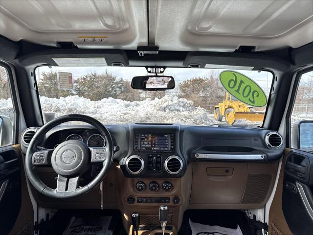 used 2016 Jeep Wrangler Unlimited car, priced at $16,999