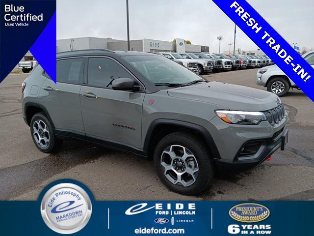 used 2022 Jeep Compass car, priced at $24,500