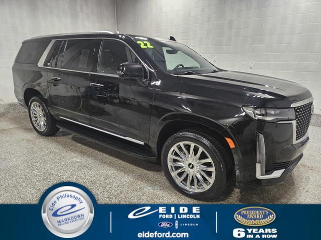 used 2022 Cadillac Escalade ESV car, priced at $56,000