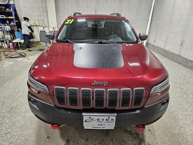 used 2021 Jeep Cherokee car, priced at $21,570