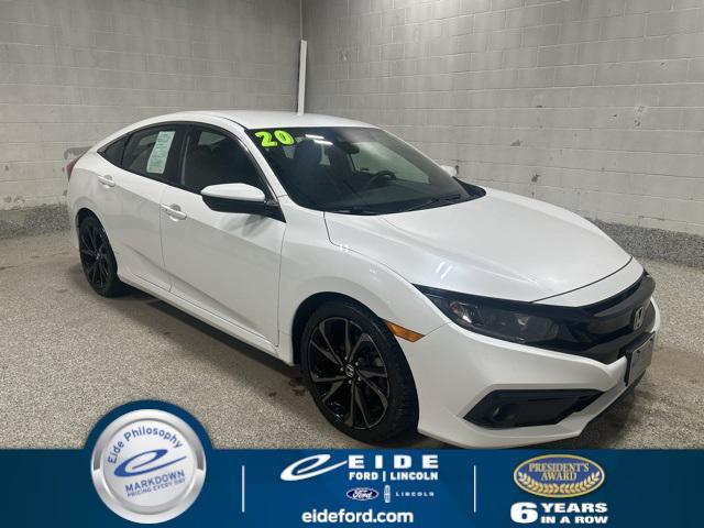 used 2020 Honda Civic car, priced at $18,500