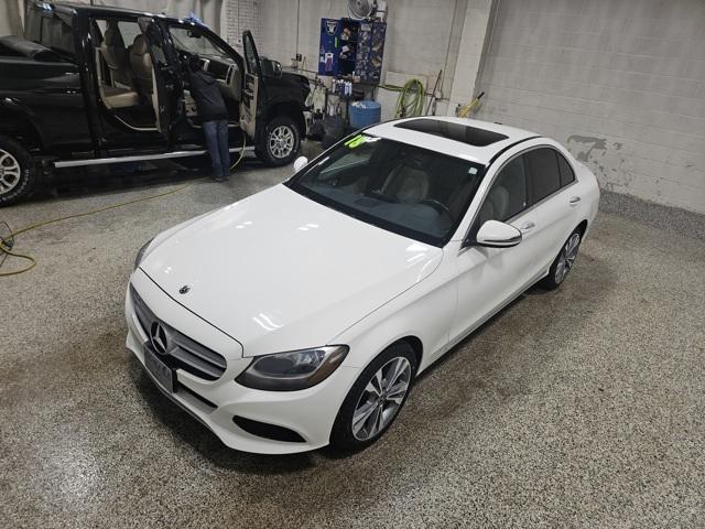 used 2018 Mercedes-Benz C-Class car, priced at $19,500