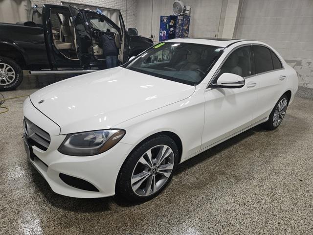 used 2018 Mercedes-Benz C-Class car, priced at $19,500