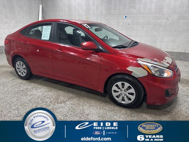used 2017 Hyundai Accent car, priced at $5,000