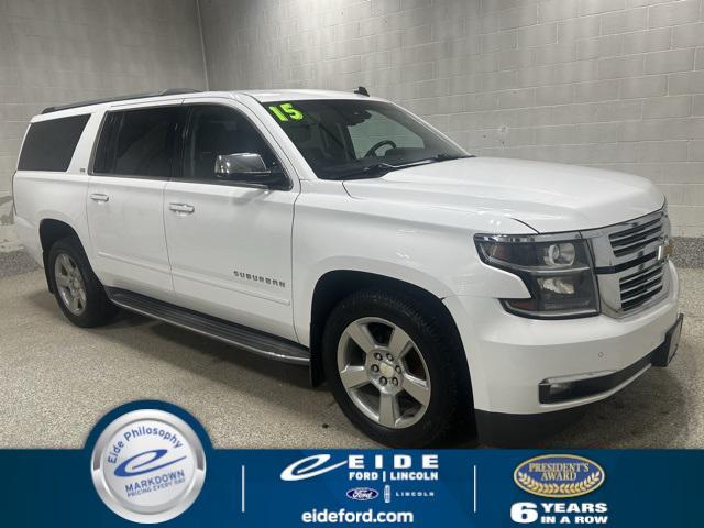 used 2015 Chevrolet Suburban car, priced at $17,500