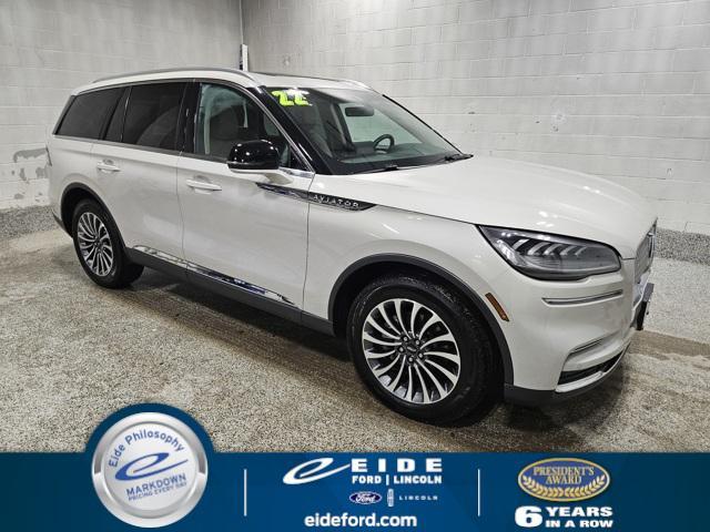 used 2022 Lincoln Aviator car, priced at $41,000